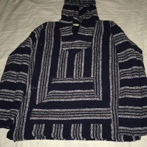 Pancho style hoodie